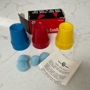 Royal Magic Trick Cups & Balls Primary Colors